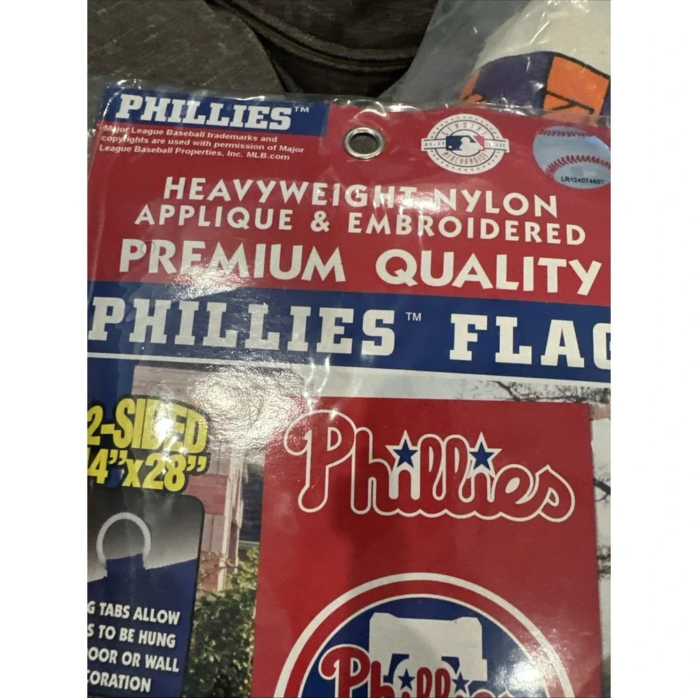 Philadelphia Phillies MLB Premium Window Garden Flag 44x28 Embroider